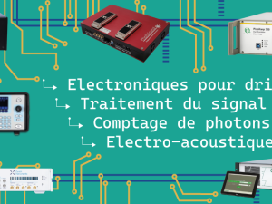 Electroniques pour drivers, synchronisation et acquisition avancée