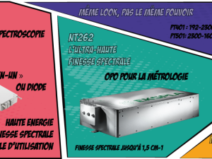 Sources laser accordables de l’UV à l’IR