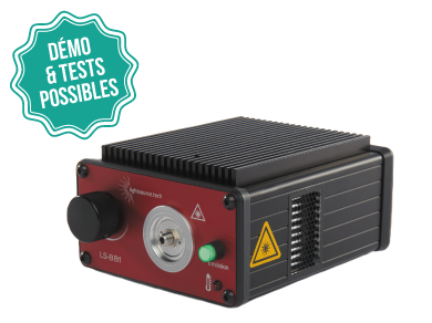 LS-BB1 : Source LED broadband fibrée : lumière continue VIS–NIR, compacte, fiable