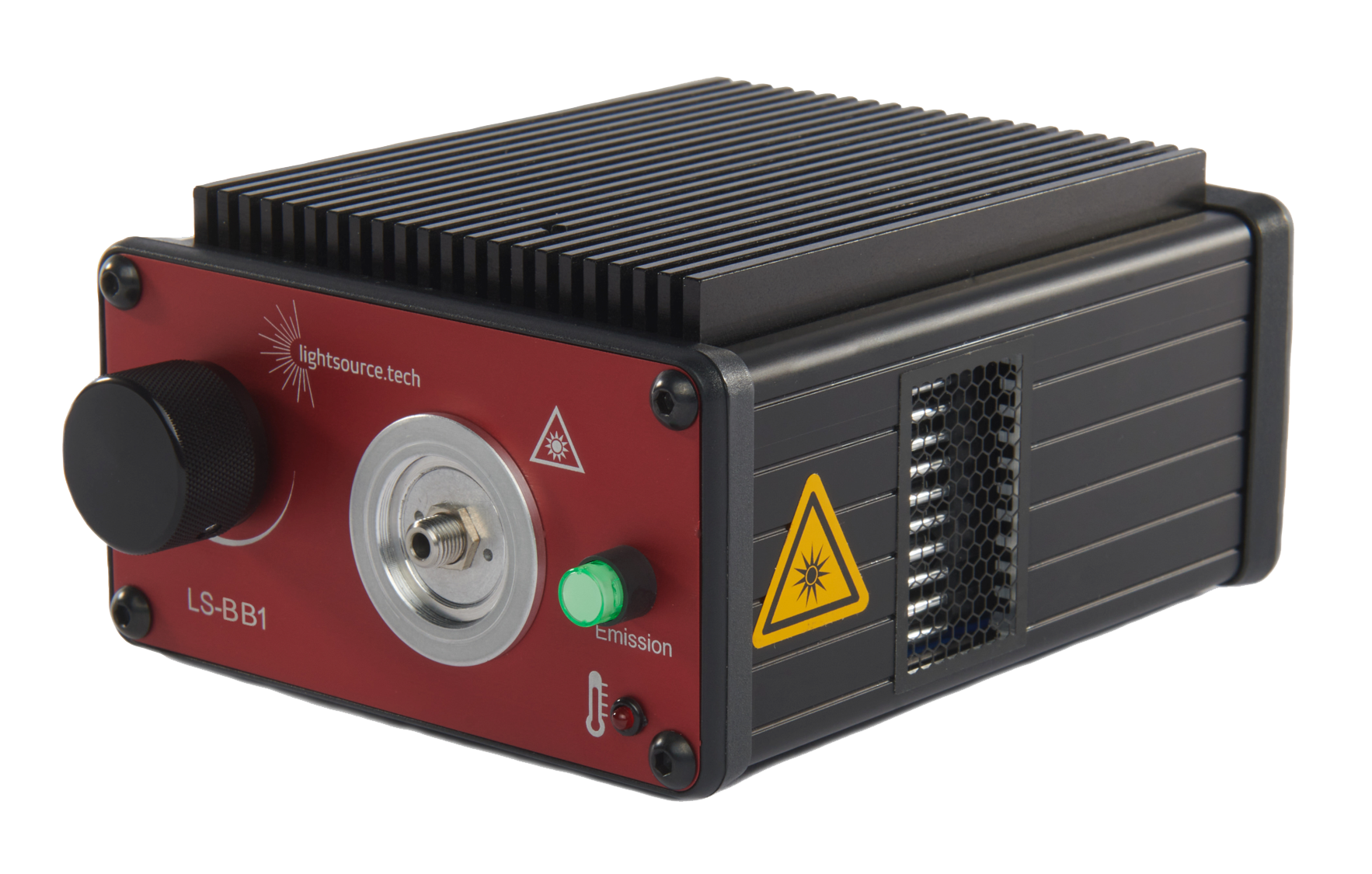 LS-BB1 : Source LED broadband fibrée : lumière continue VIS–NIR, compacte, fiable