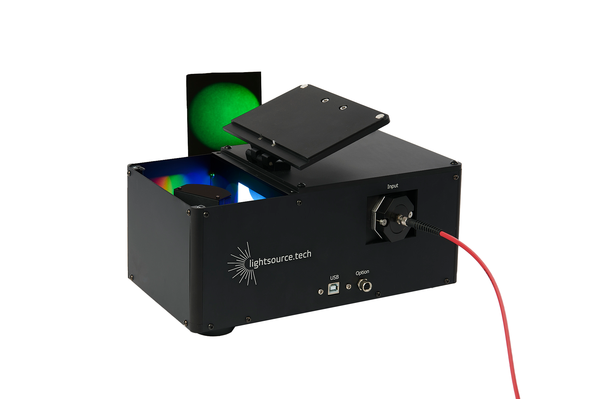 Nouveau monochromator-F de lightsource.tech : un monochromateur fibre-à-fibre offrant une large plage spectrale de 190 nm à 5,5 µm