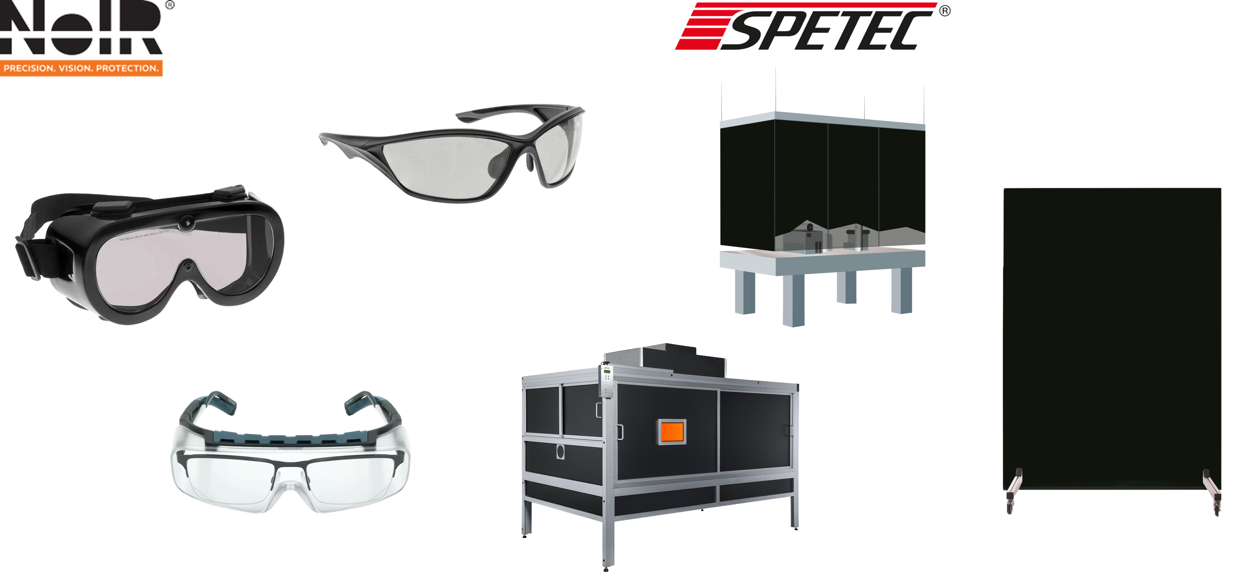 Noir Laser & Spetec : La sécurité laser à tous les niveaux