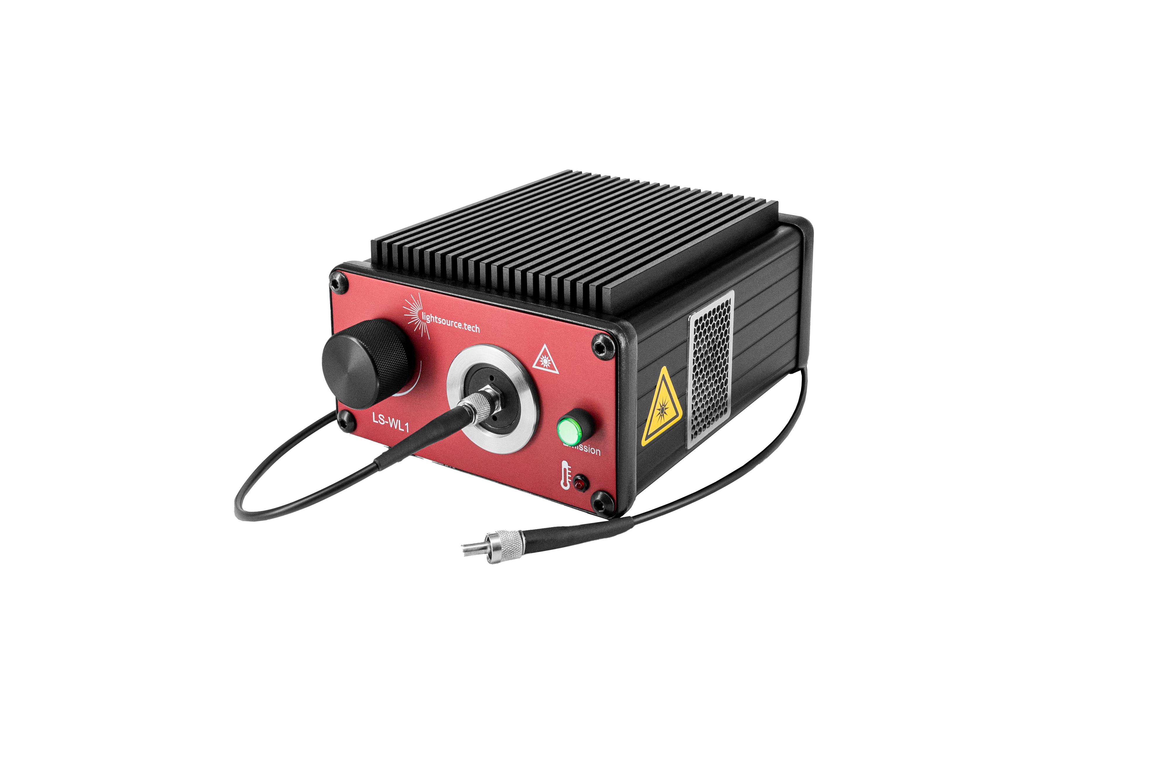 Source blanche fibrée : haute puissance, haute luminance