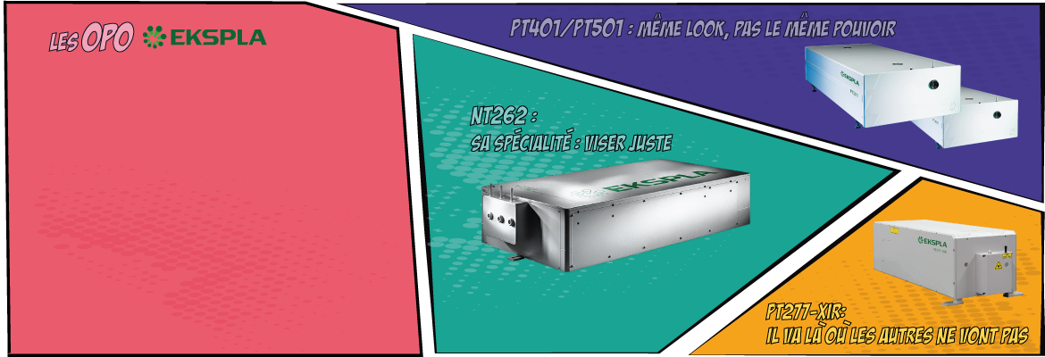 Sources laser accordables de l’UV à l’IR